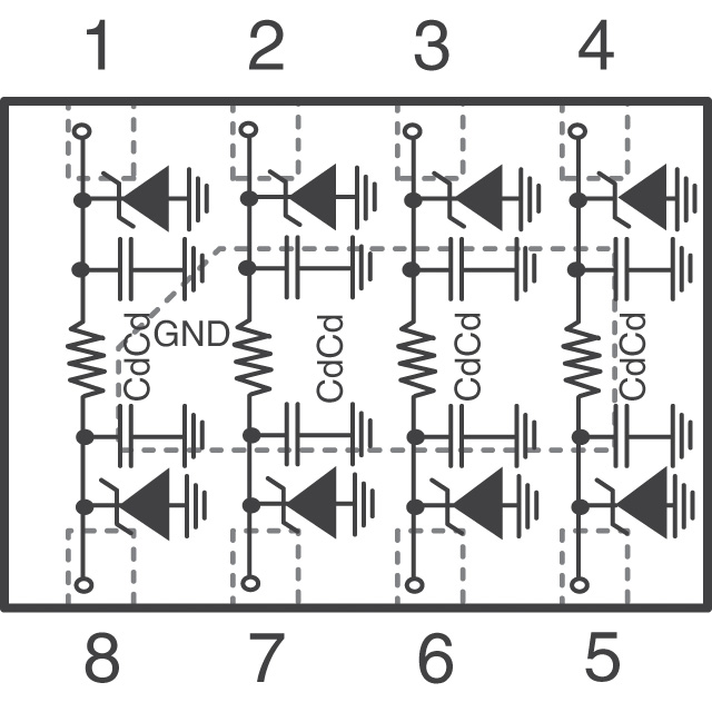SP6001-04UTG-1 Littelfuse Inc. TVS - Diodes